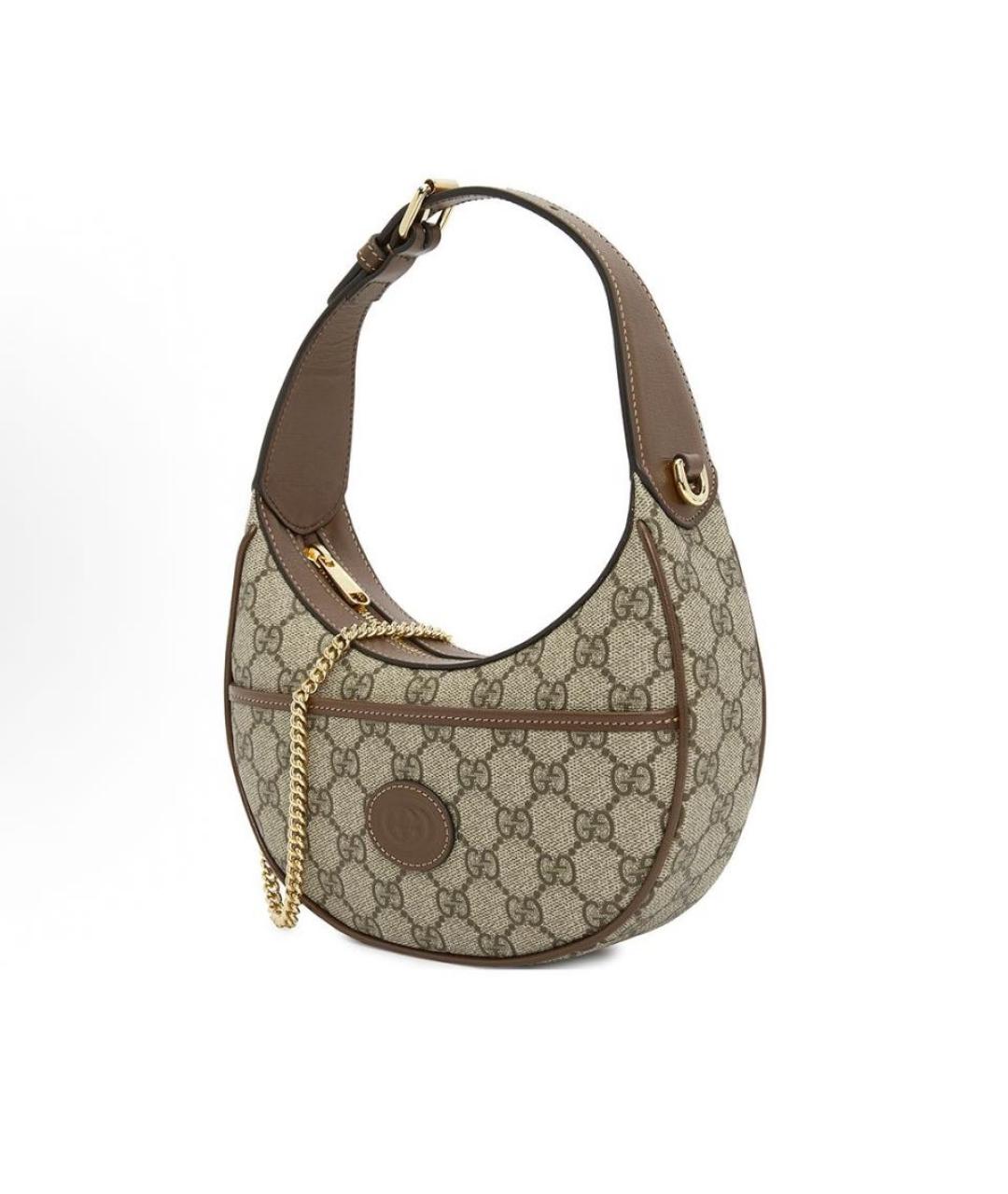 GUCCI Бежевая сумка с короткими ручками, фото 3