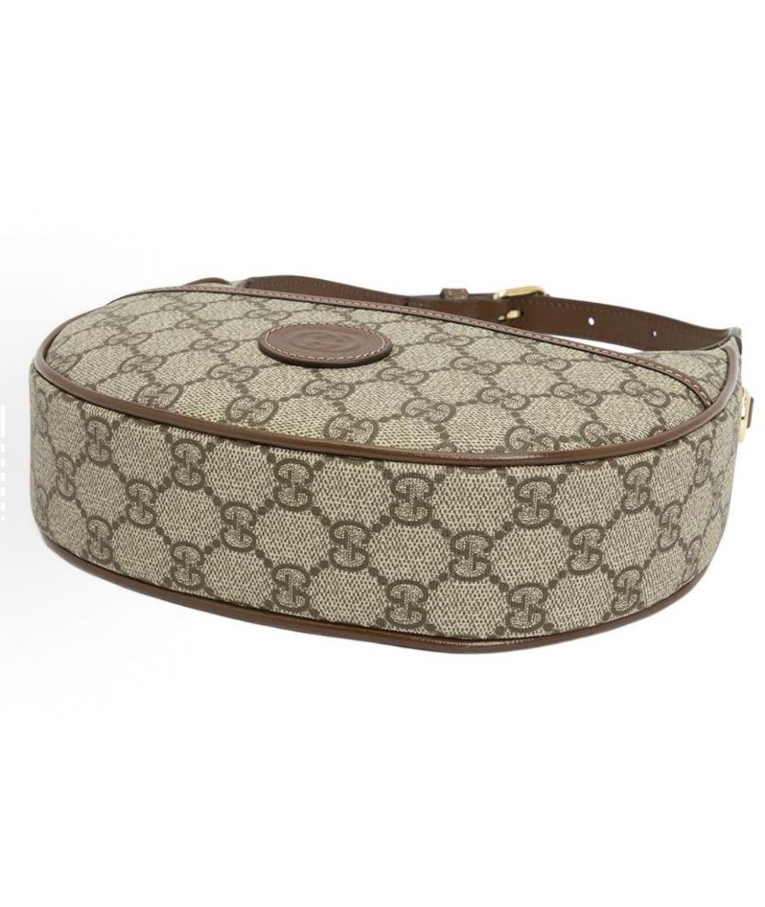 GUCCI Бежевая сумка с короткими ручками, фото 6