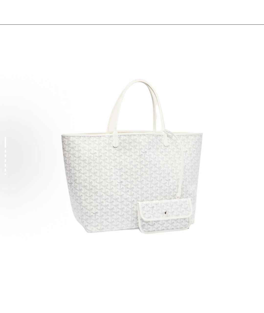 GOYARD Белая сумка тоут, фото 2