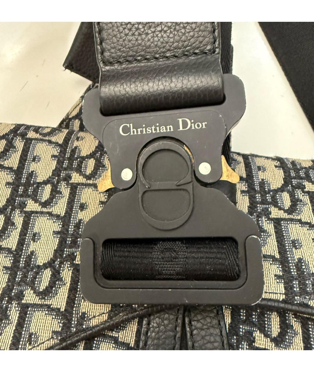 CHRISTIAN DIOR Жаккардовая сумка на плечо, фото 5