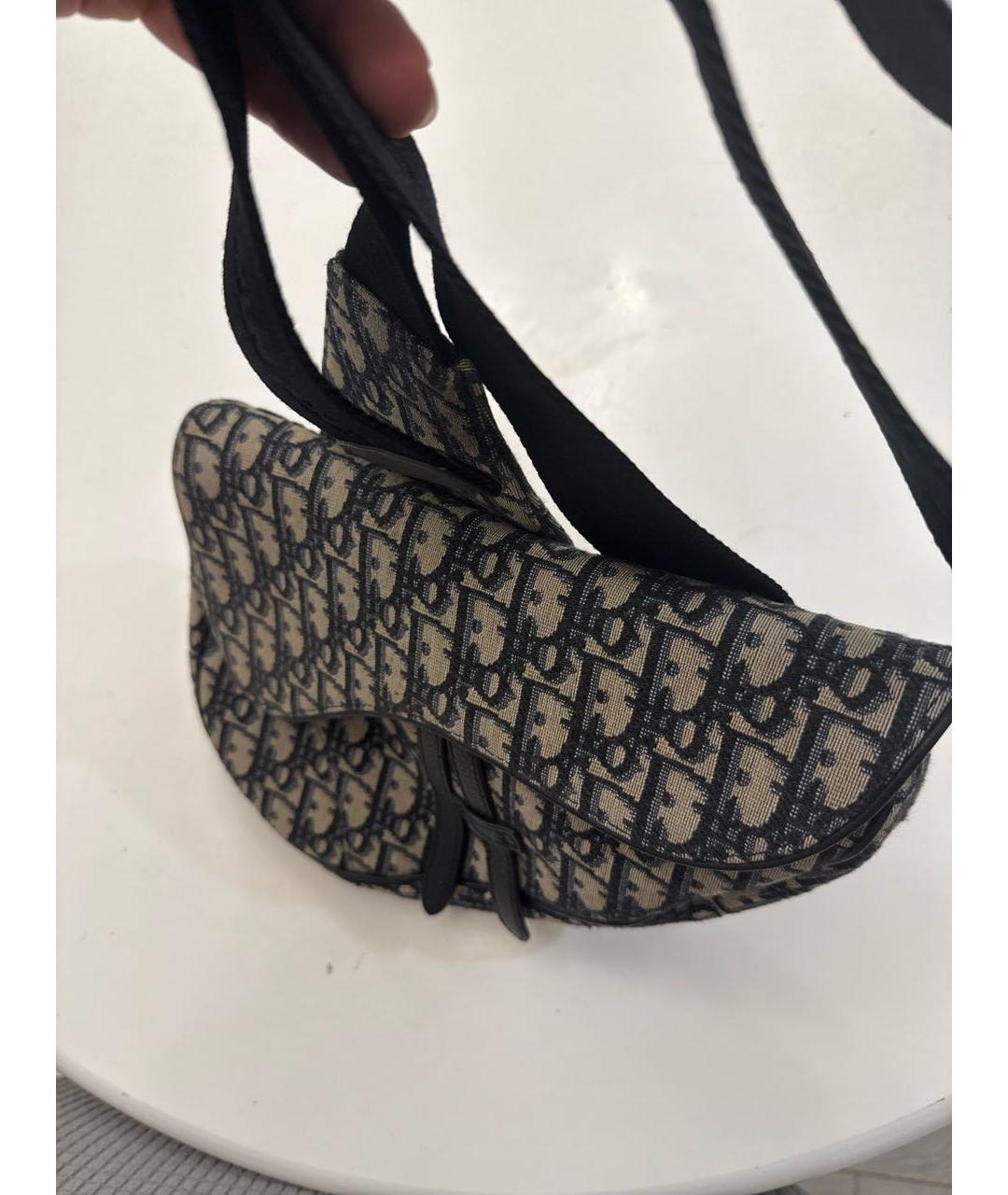 CHRISTIAN DIOR Жаккардовая сумка на плечо, фото 2