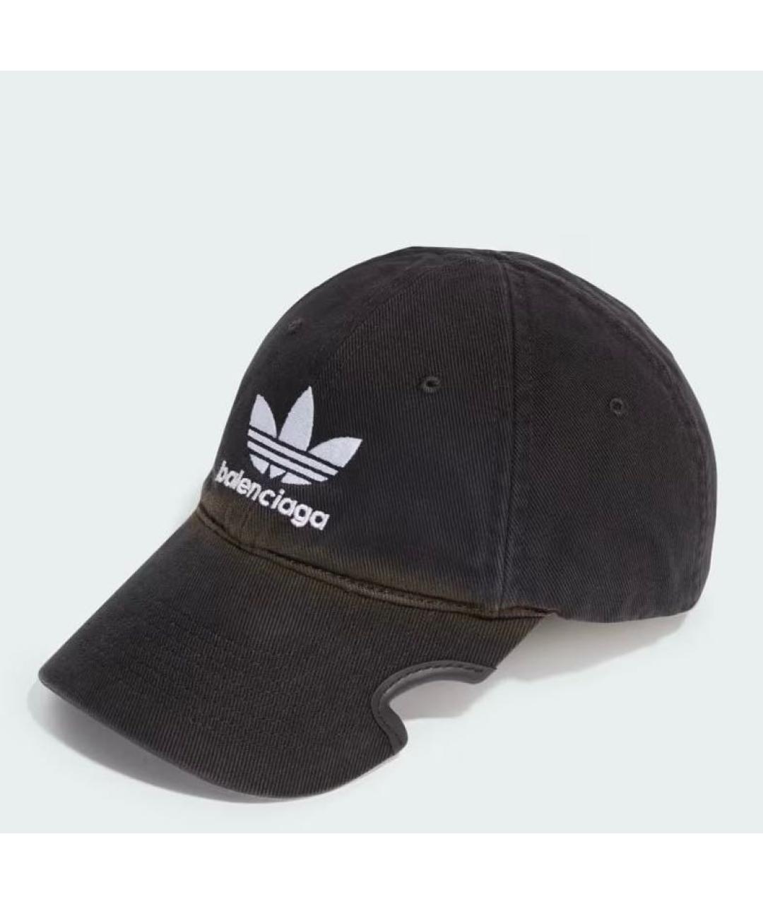 ADIDAS Черная хлопковая кепка, фото 6