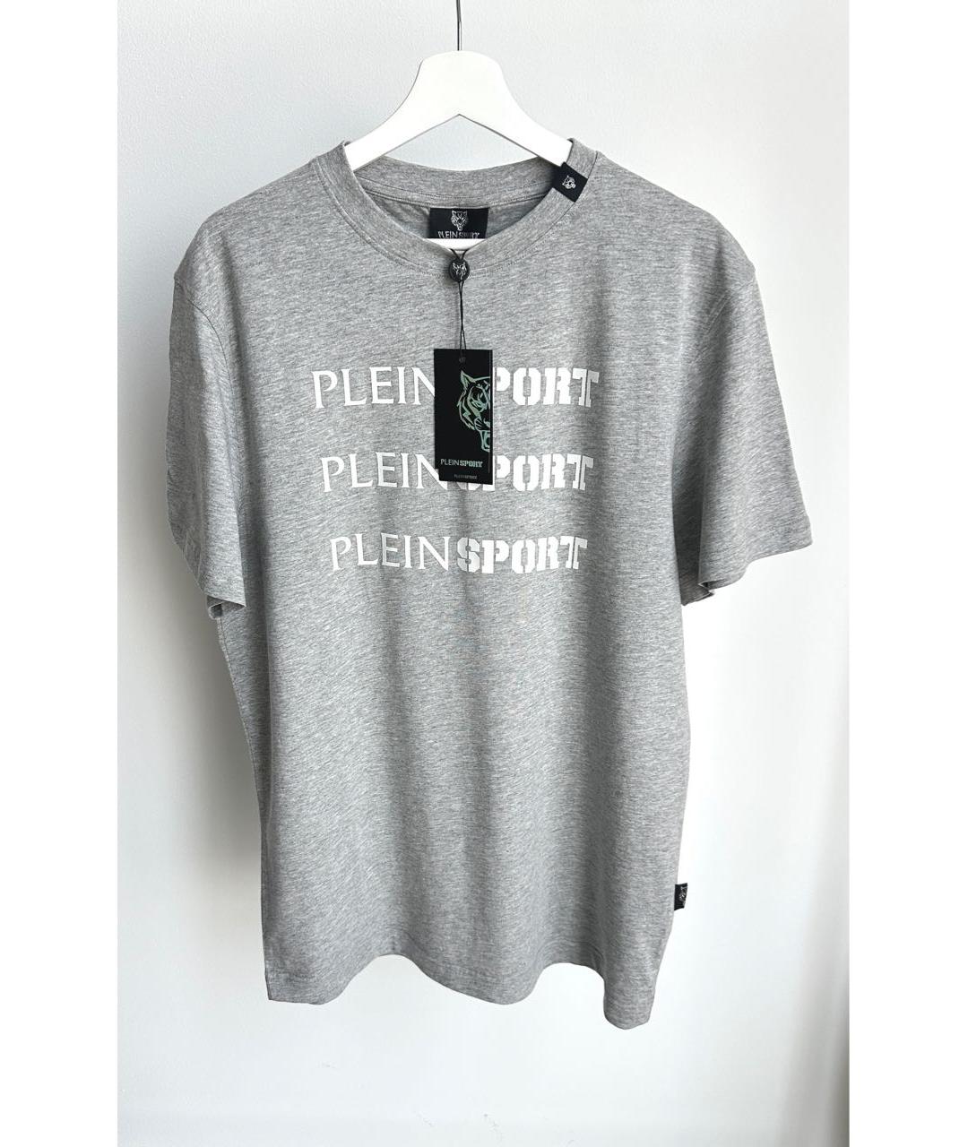 PLEIN SPORT Серая футболка, фото 6