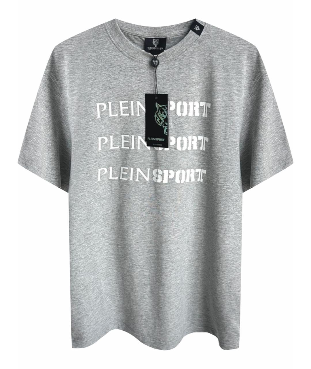 PLEIN SPORT Серая футболка, фото 1