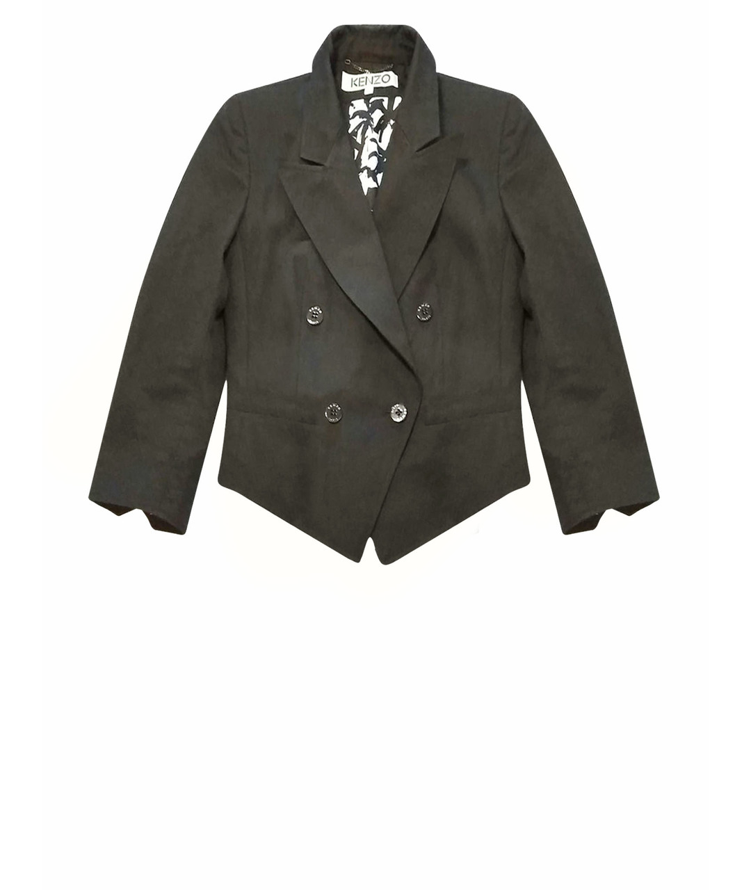KENZO Черный хлопковый жакет/пиджак, фото 1