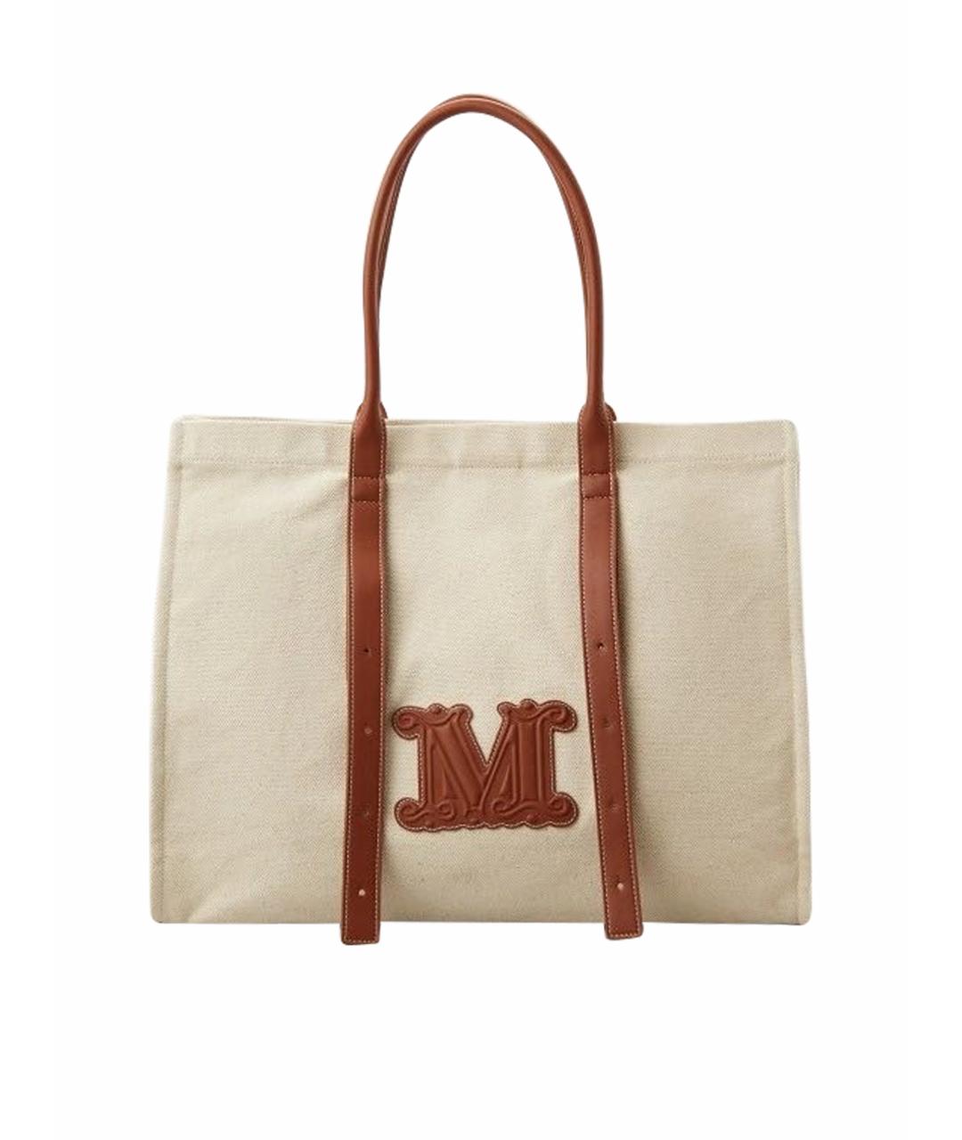 MAX MARA Бежевая сумка тоут, фото 1