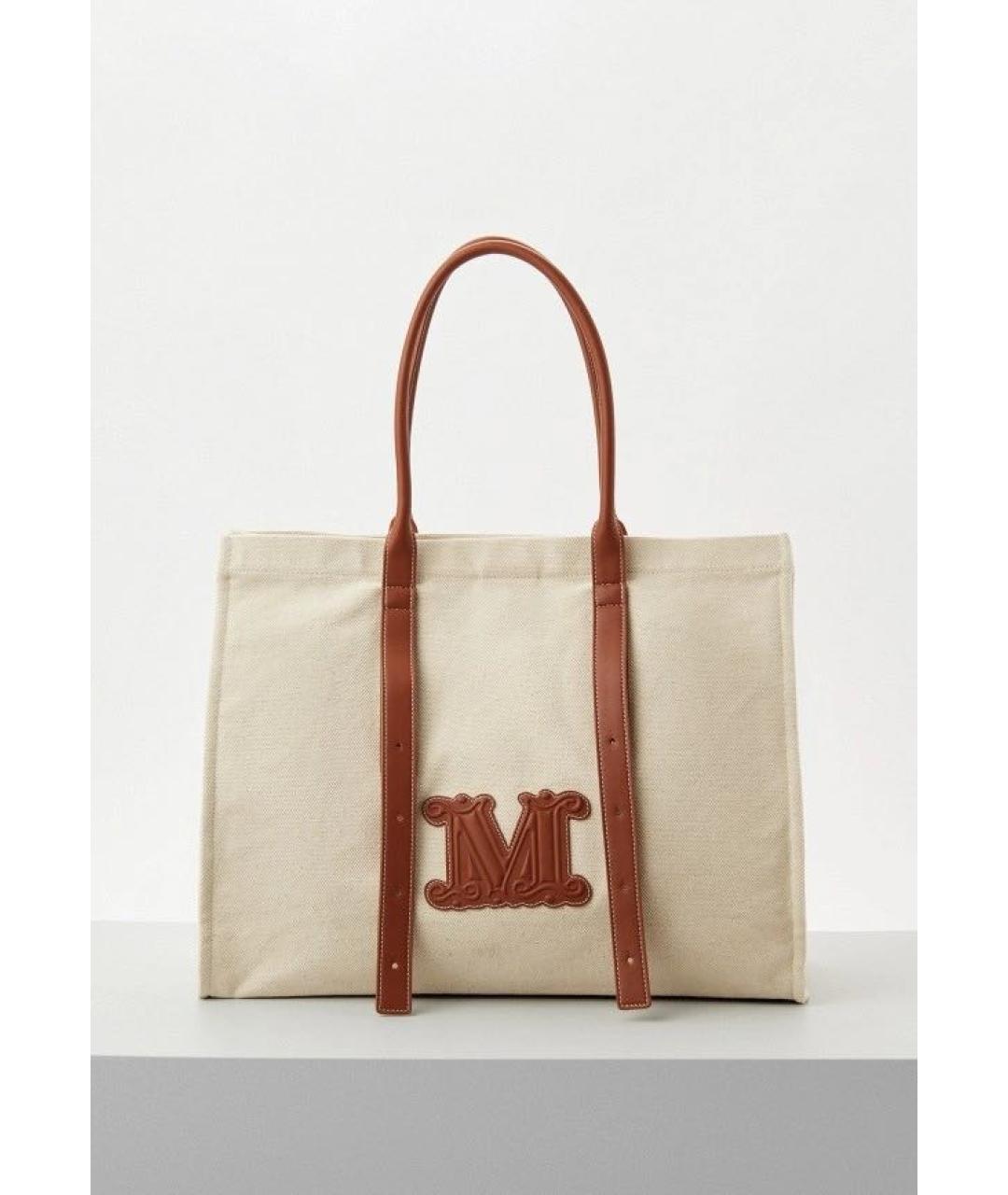MAX MARA Бежевая сумка тоут, фото 9