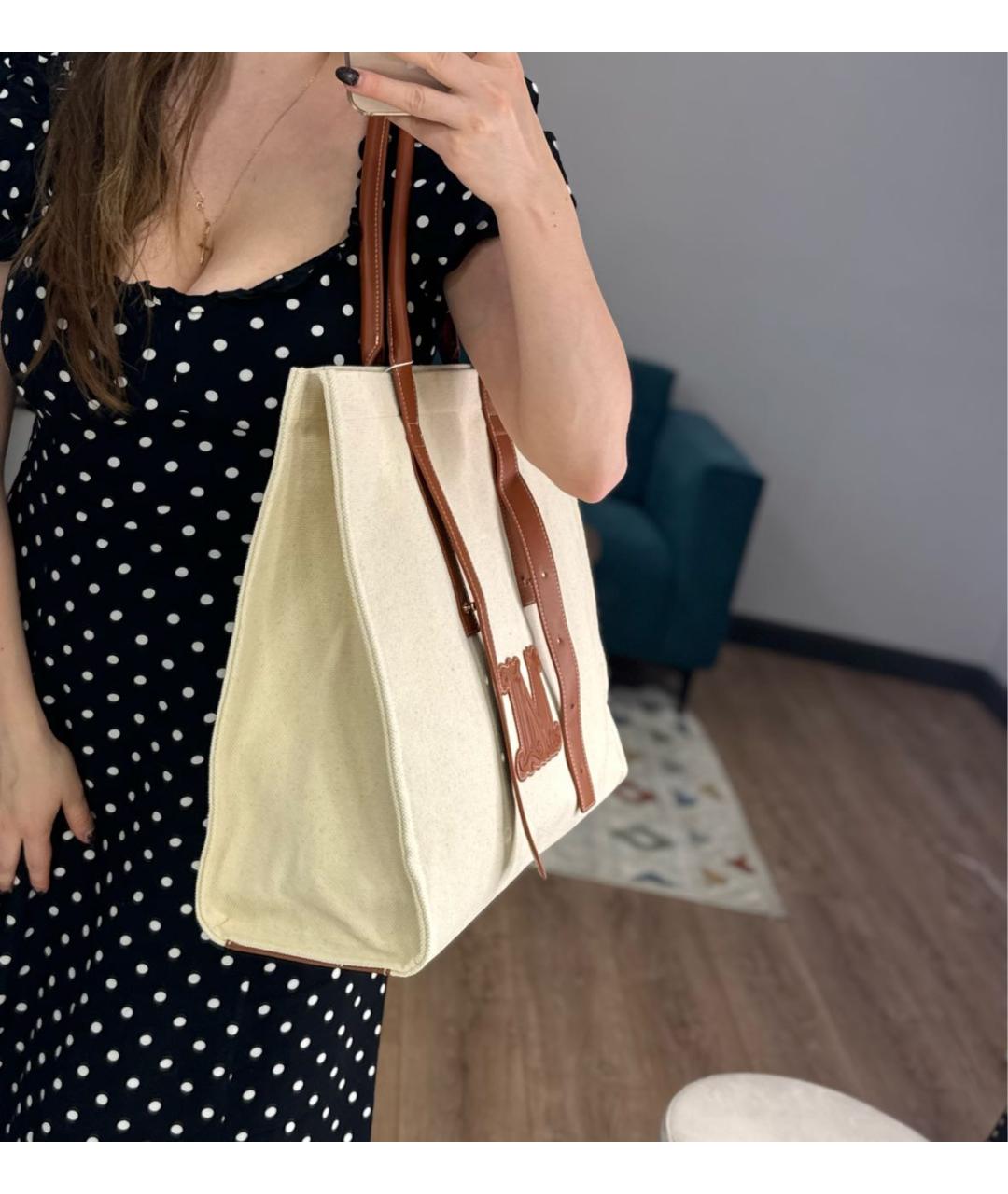 MAX MARA Бежевая сумка тоут, фото 8