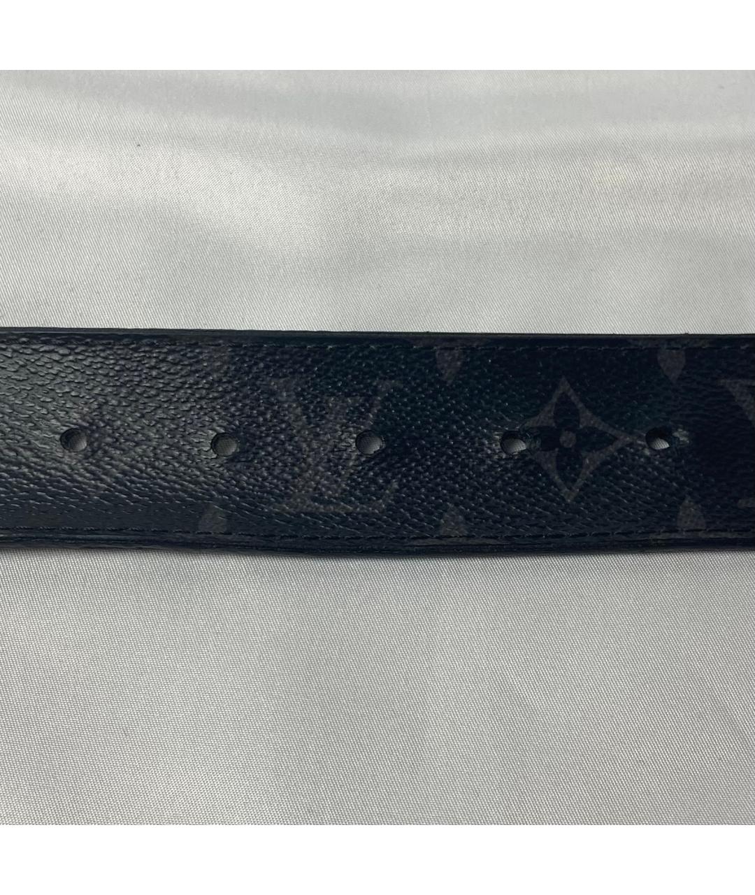 LOUIS VUITTON Черный ремень, фото 6