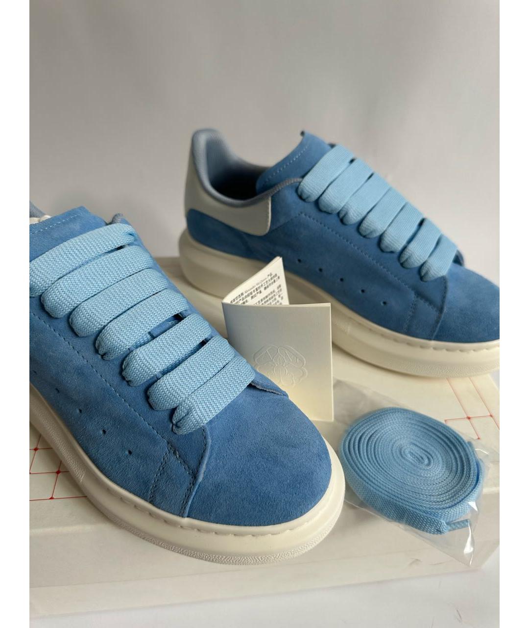 ALEXANDER MCQUEEN Голубые кеды, фото 3