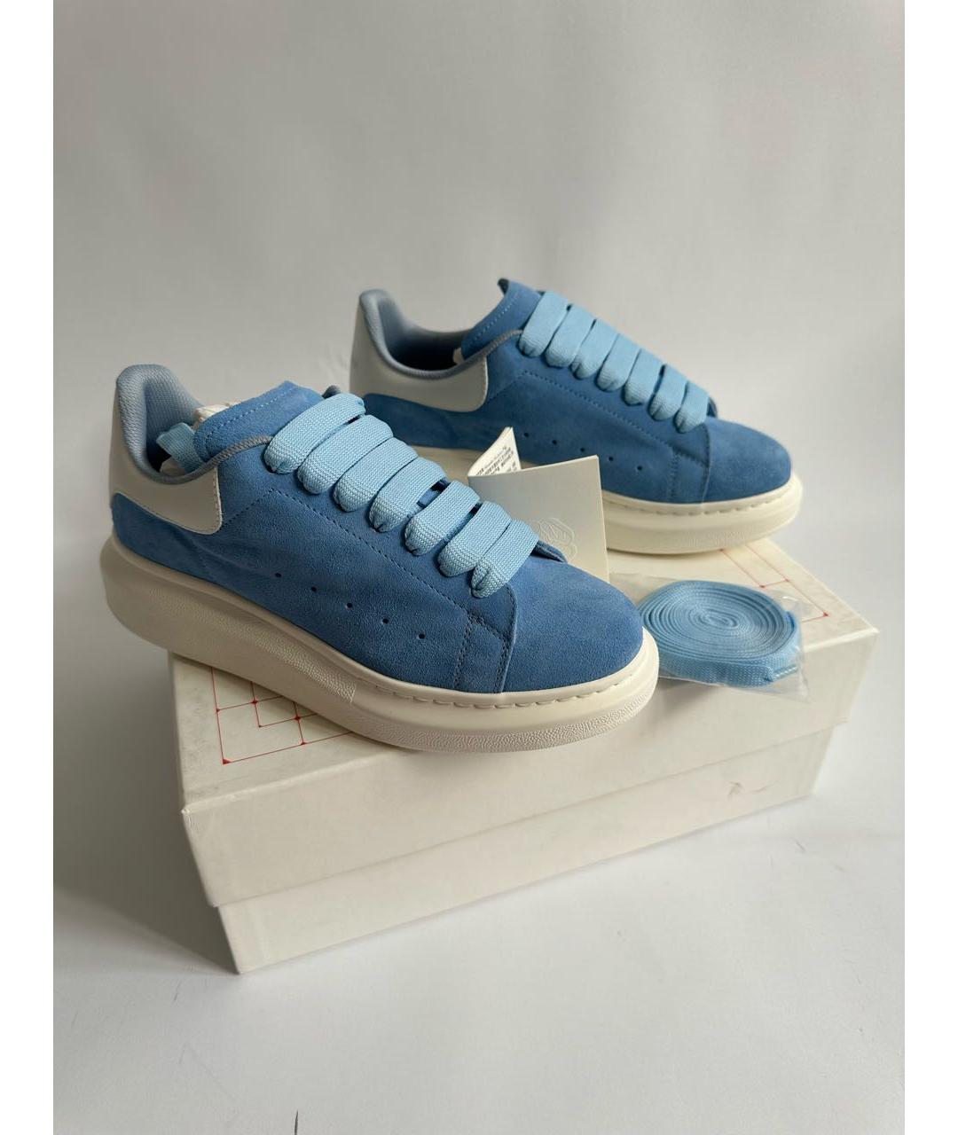 ALEXANDER MCQUEEN Голубые кеды, фото 2