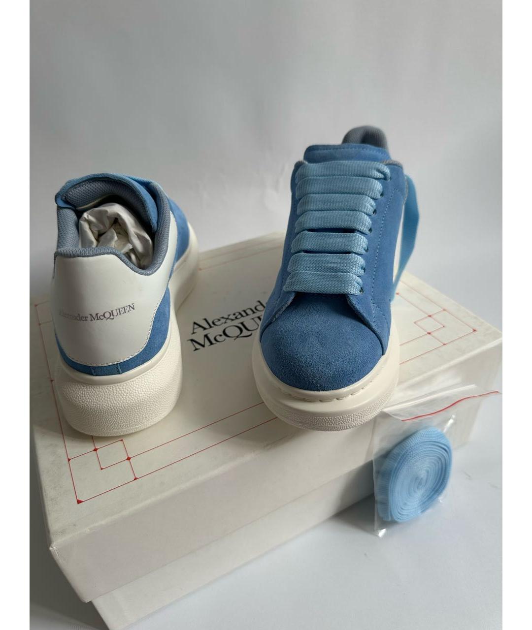 ALEXANDER MCQUEEN Голубые кеды, фото 6