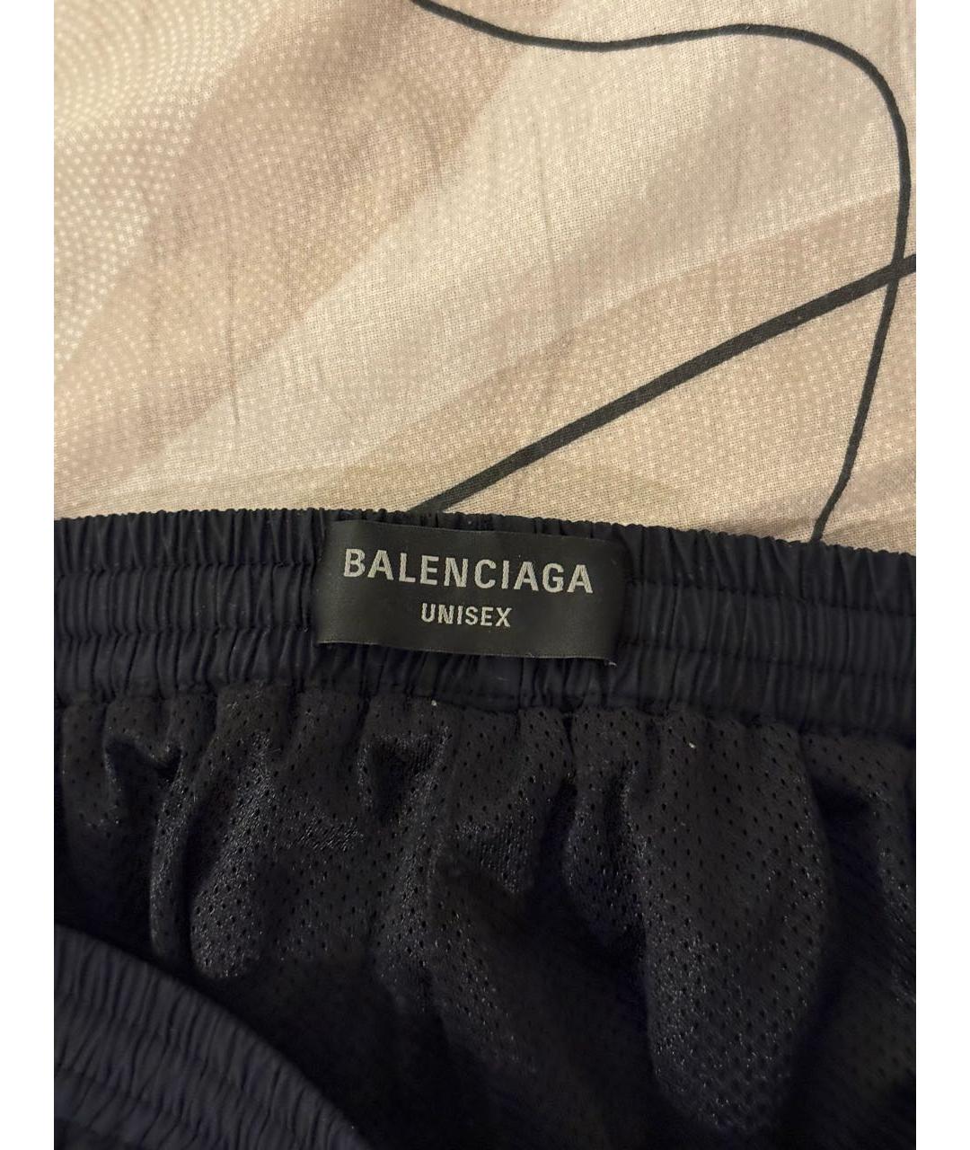 BALENCIAGA Черный хлопковый спортивный костюм, фото 3
