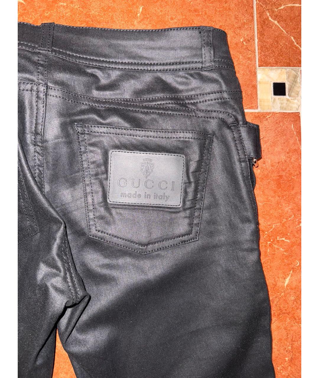 GUCCI Черные брюки узкие, фото 4