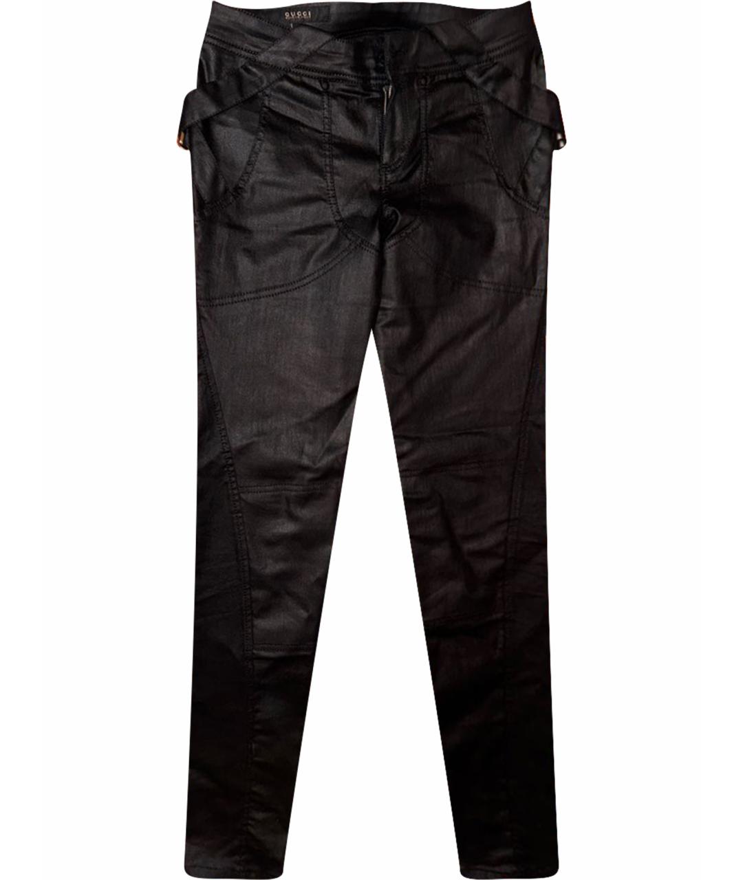 GUCCI Черные брюки узкие, фото 1
