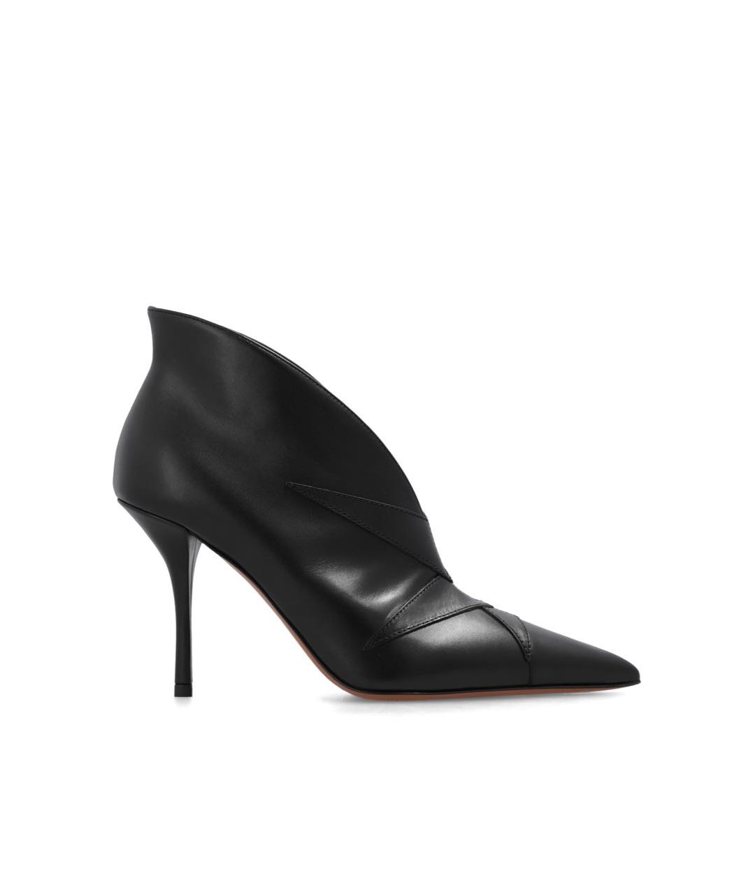 ALAIA Черные кожаные ботильоны, фото 8