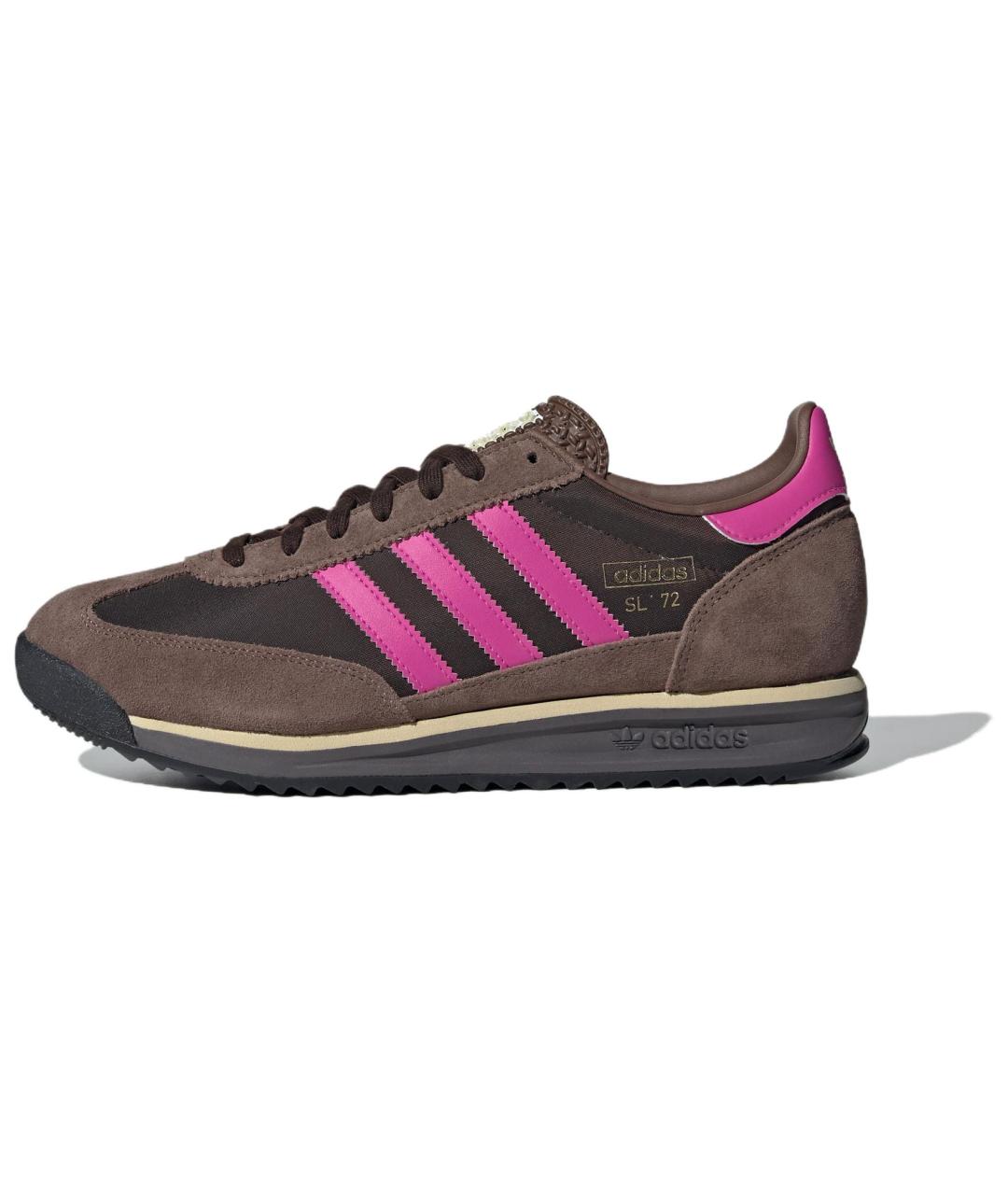 ADIDAS Коричневые замшевые кроссовки, фото 5