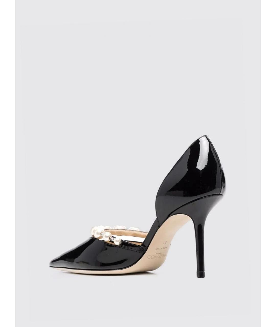 JIMMY CHOO Черные кожаные туфли, фото 3