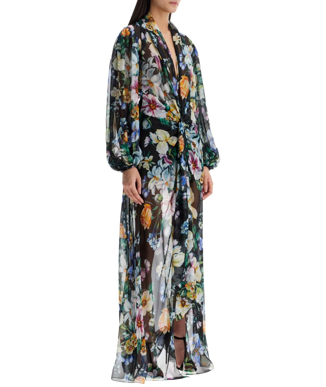 DOLCE&GABBANA Мульти повседневное платье, фото 2