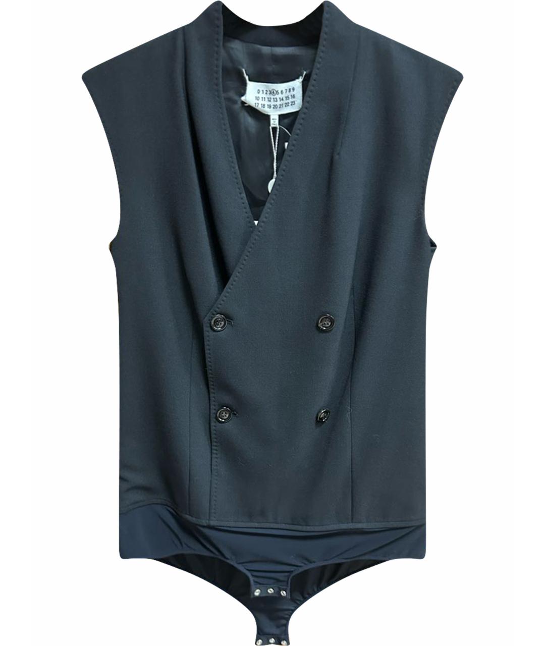 MM6 MAISON MARGIELA Черный жилет, фото 1