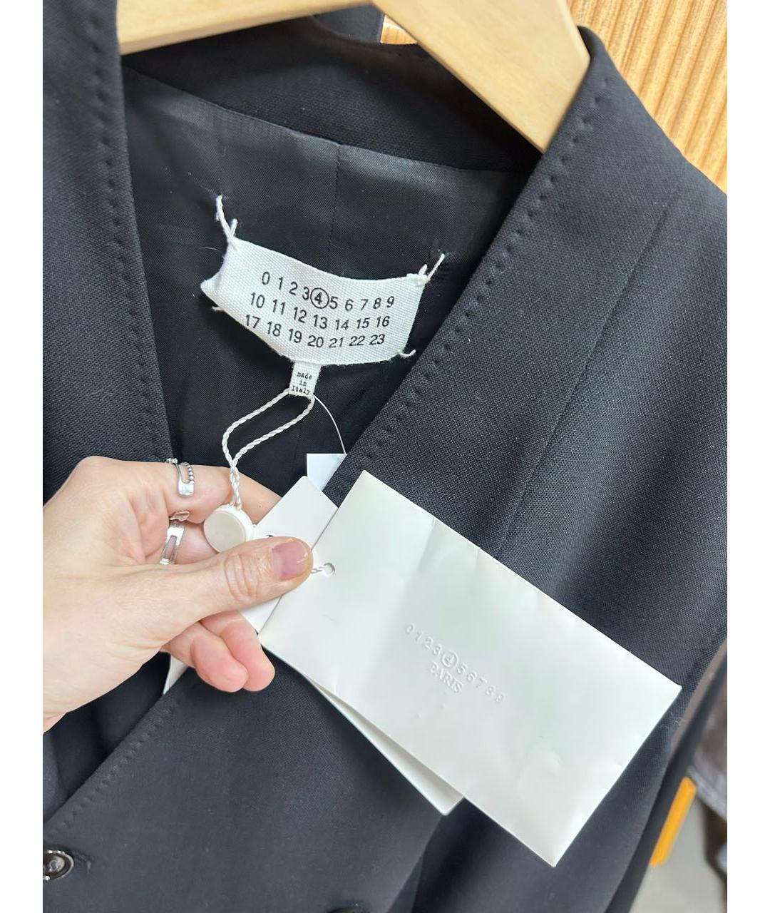 MM6 MAISON MARGIELA Черный жилет, фото 3