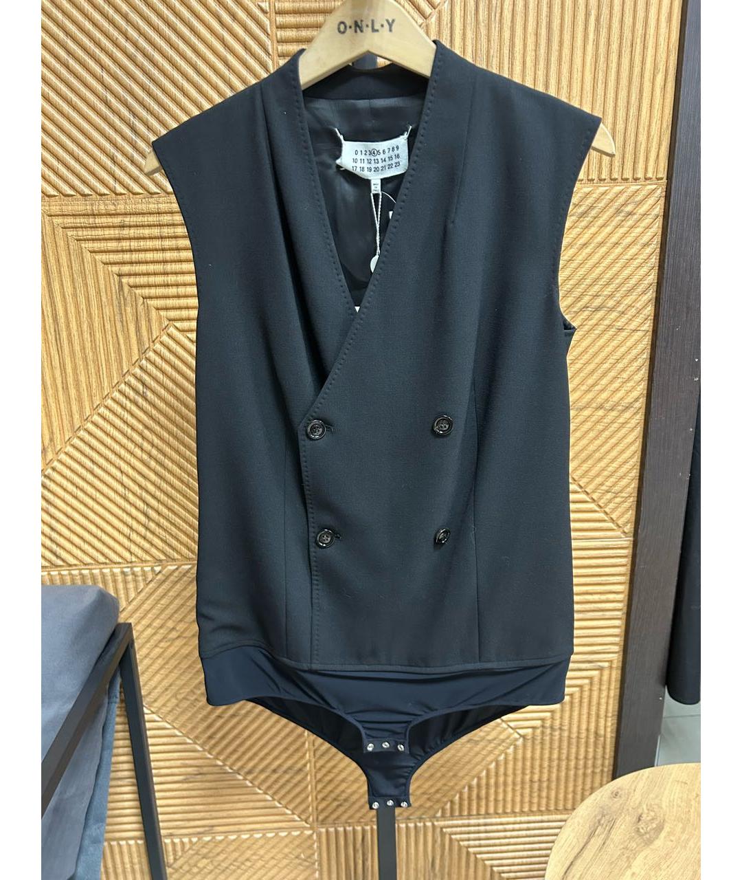 MM6 MAISON MARGIELA Черный жилет, фото 6