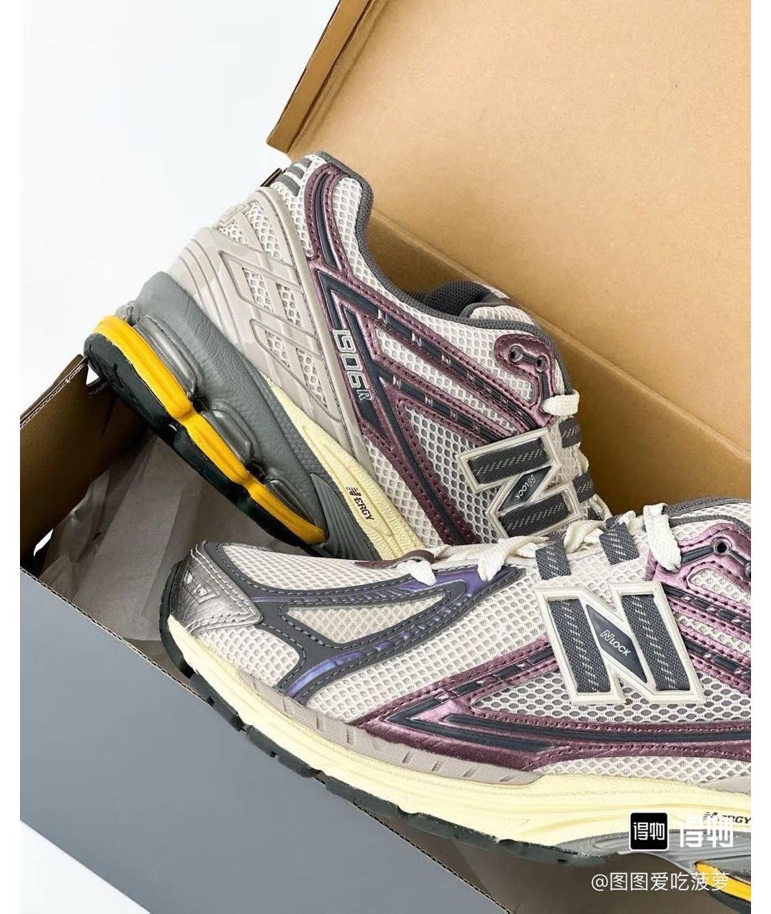 NEW BALANCE Фиолетовые текстильные низкие кроссовки / кеды, фото 7