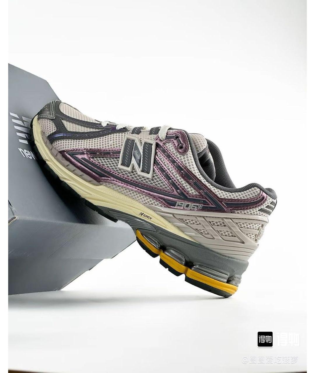 NEW BALANCE Фиолетовые текстильные низкие кроссовки / кеды, фото 5