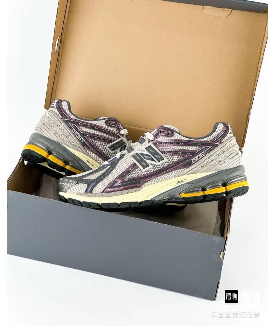 NEW BALANCE Фиолетовые текстильные низкие кроссовки / кеды, фото 6