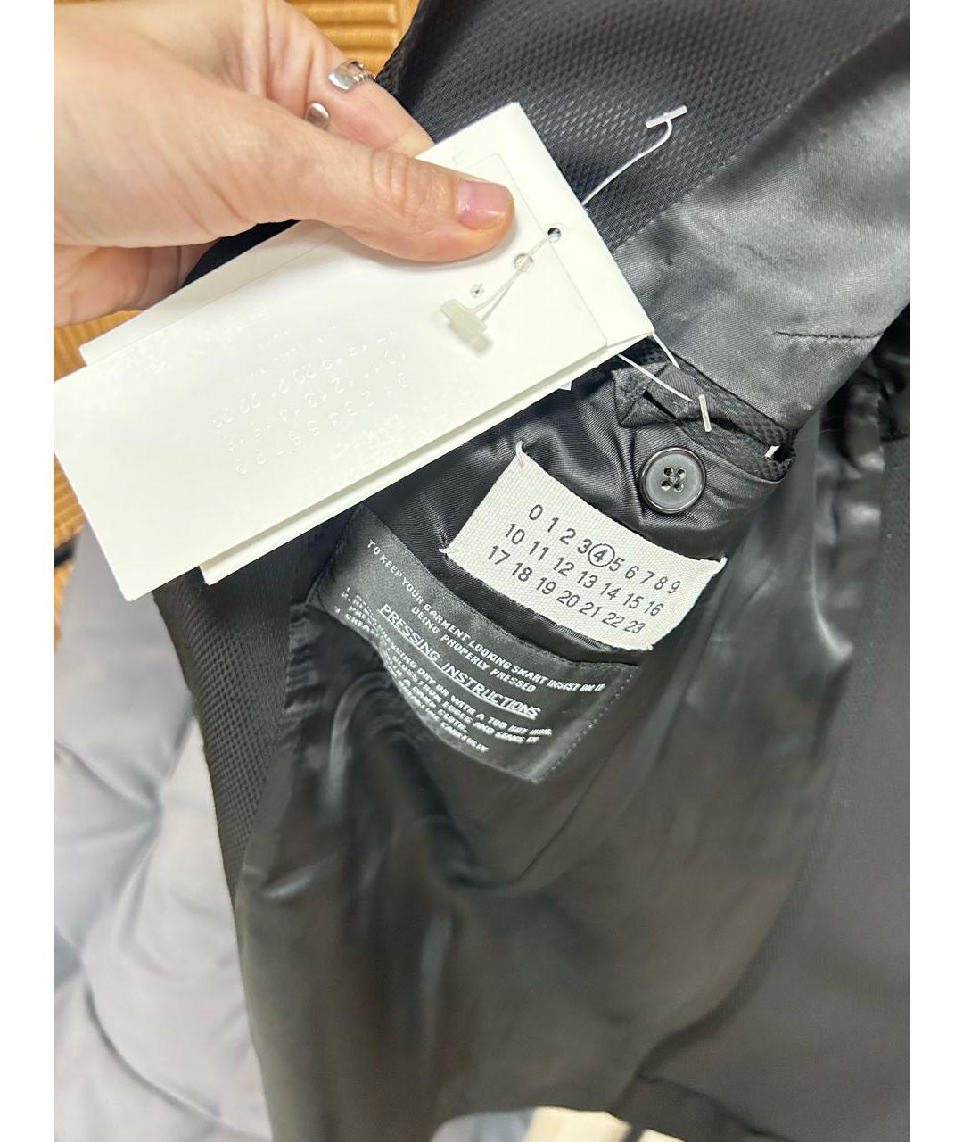 MM6 MAISON MARGIELA Черный жилет, фото 3