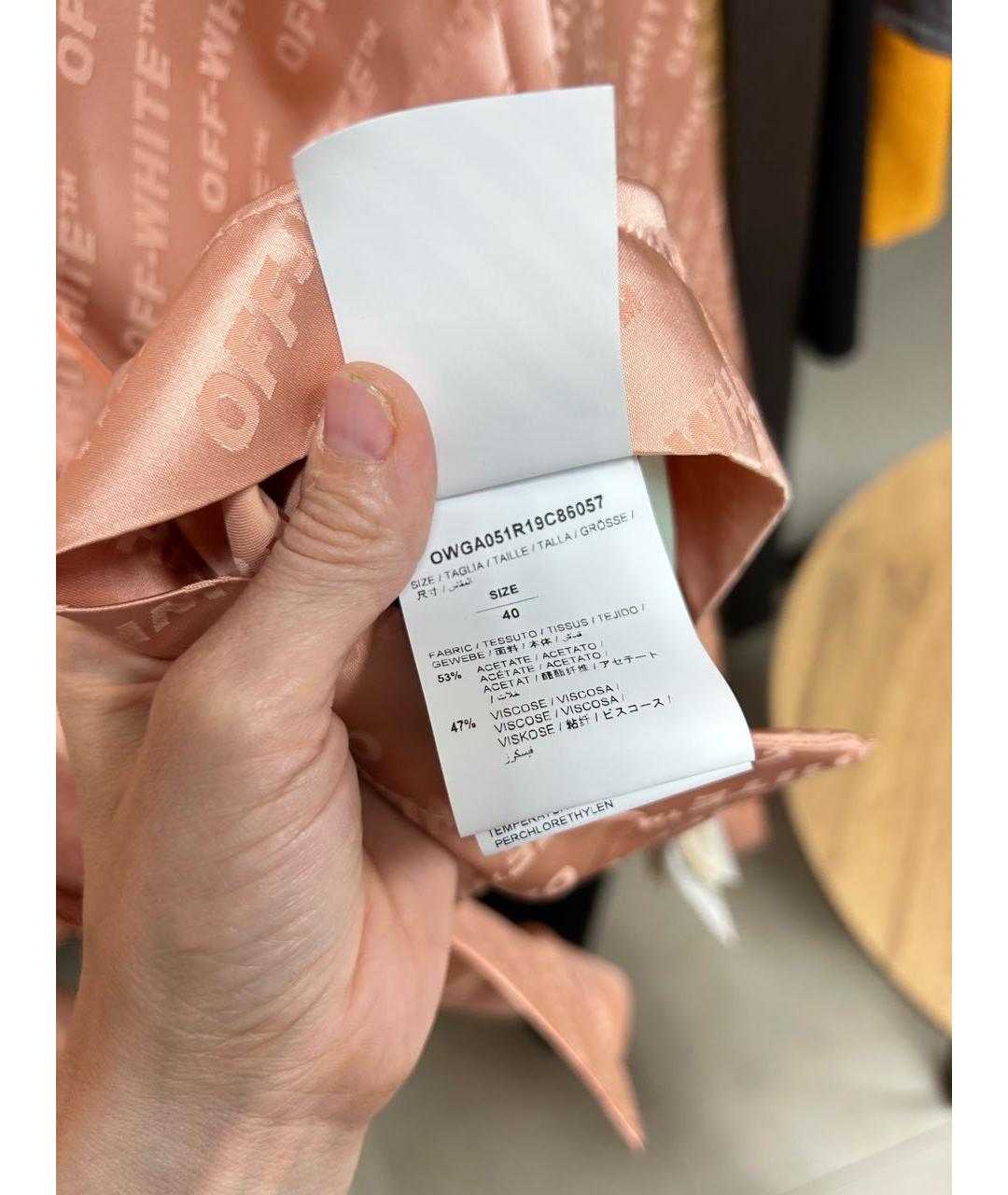 OFF-WHITE Розовая блузы, фото 5