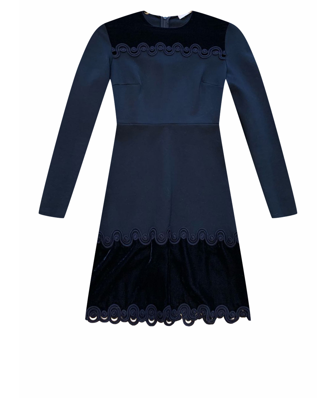 SANDRO Синее полиэстеровое платье, фото 1