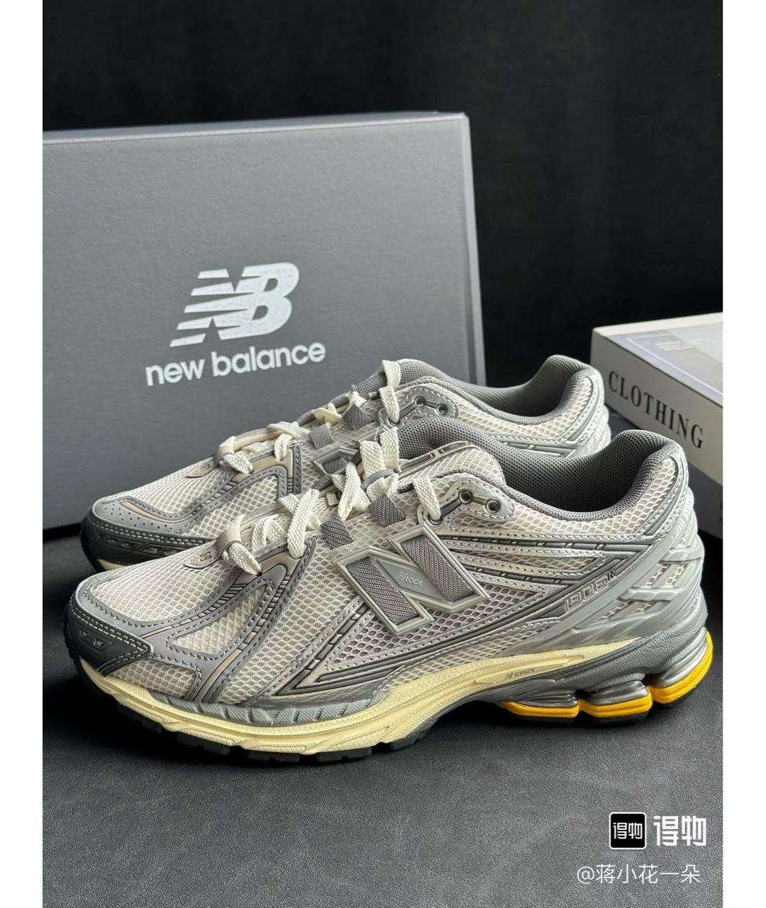 NEW BALANCE Серые текстильные низкие кроссовки / кеды, фото 6