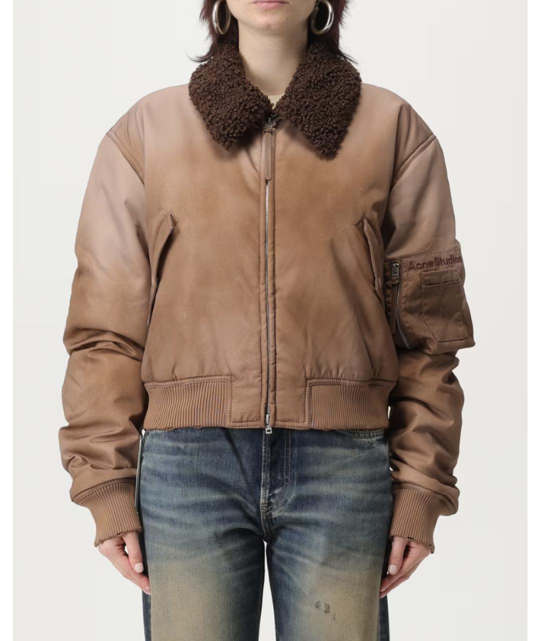 ACNE STUDIOS Коричневая куртка, фото 5