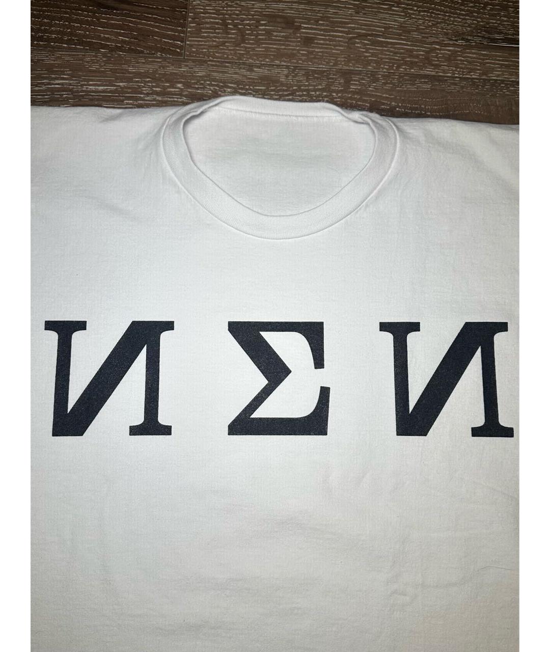 YEEZY Белая хлопковая футболка, фото 4