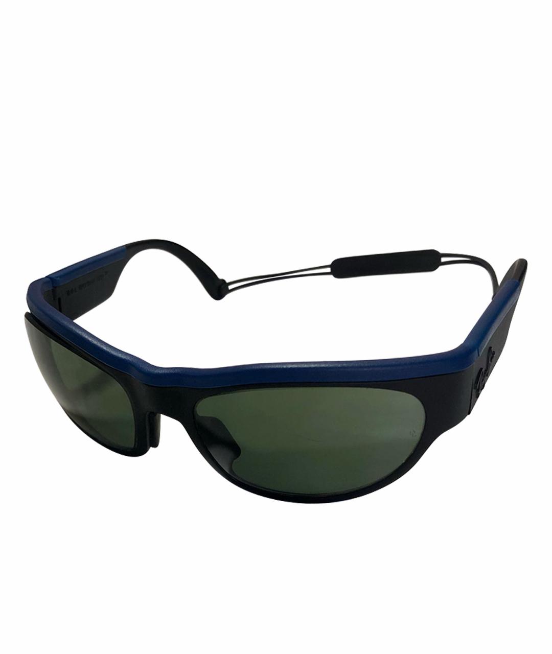 RAY BAN Черные пластиковые солнцезащитные очки, фото 1