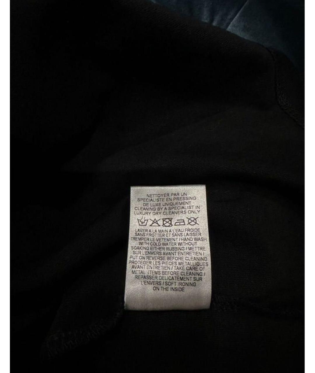 BALMAIN Черная хлопковая футболка, фото 6
