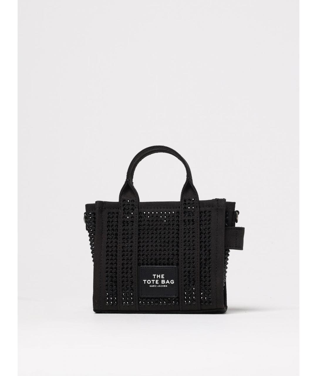 MARC JACOBS Черная тканевая сумка тоут, фото 5