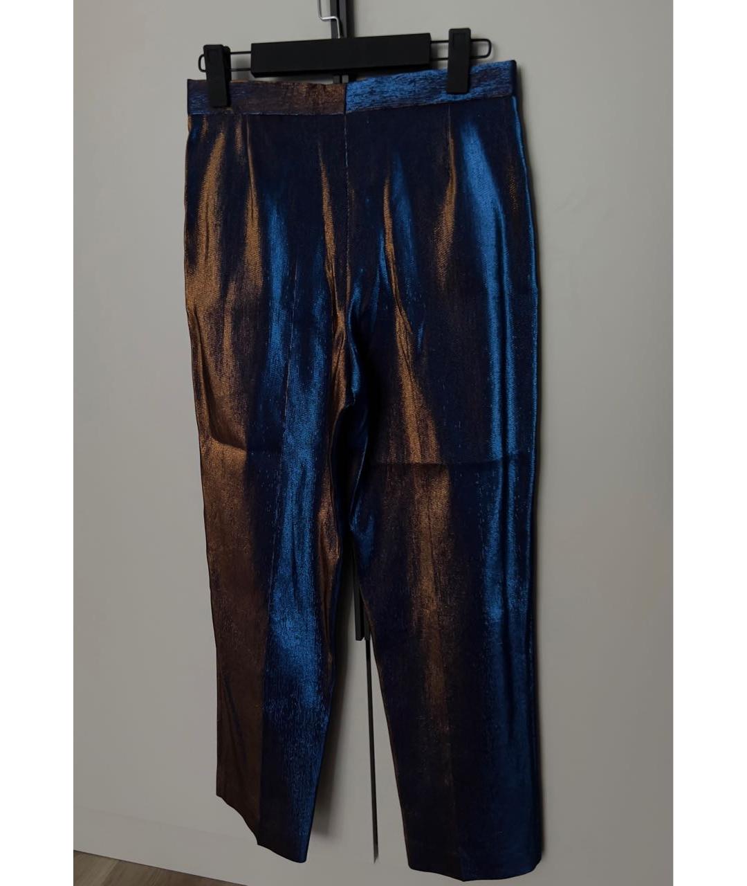 DRIES VAN NOTEN Мульти вискозные прямые брюки, фото 2