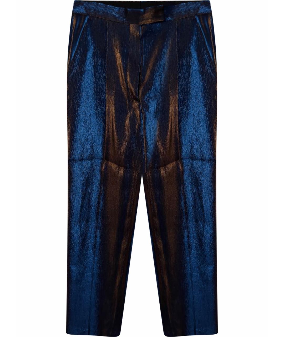 DRIES VAN NOTEN Мульти вискозные прямые брюки, фото 1