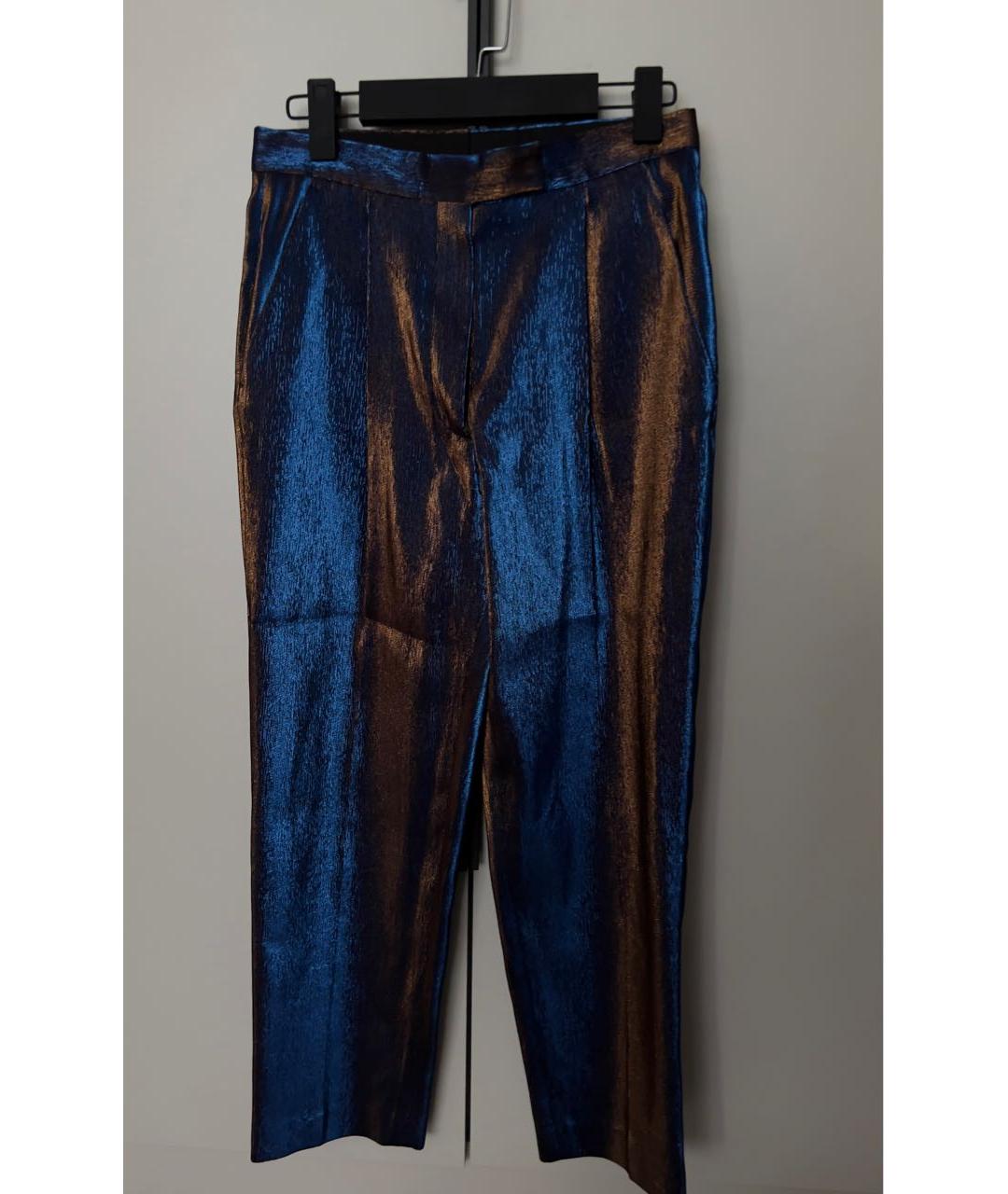 DRIES VAN NOTEN Мульти вискозные прямые брюки, фото 5