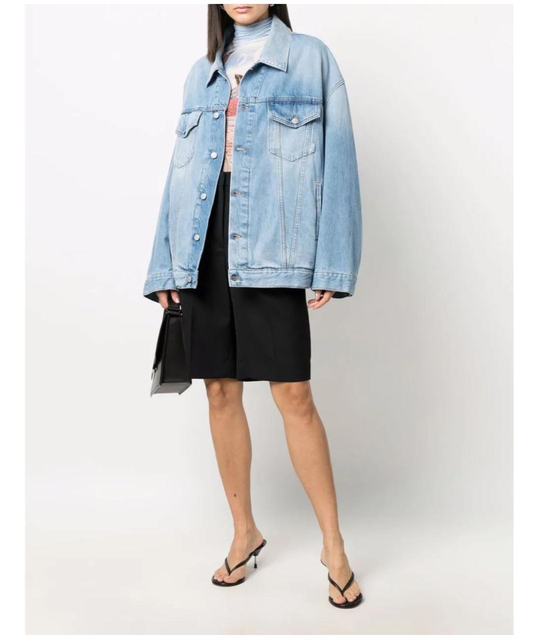ACNE STUDIOS Голубая деним куртка, фото 2