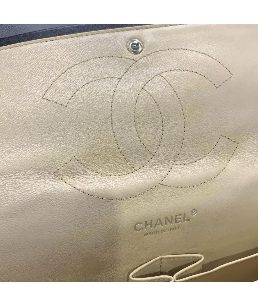 CHANEL Черная кожаная сумка через плечо, фото 8