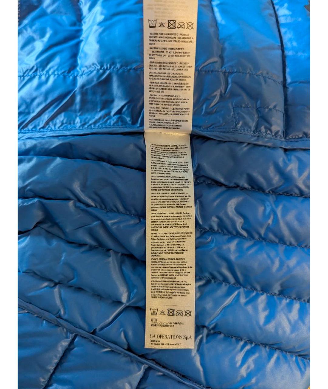 ARMANI EXCHANGE Голубая полиамидовая куртка, фото 6