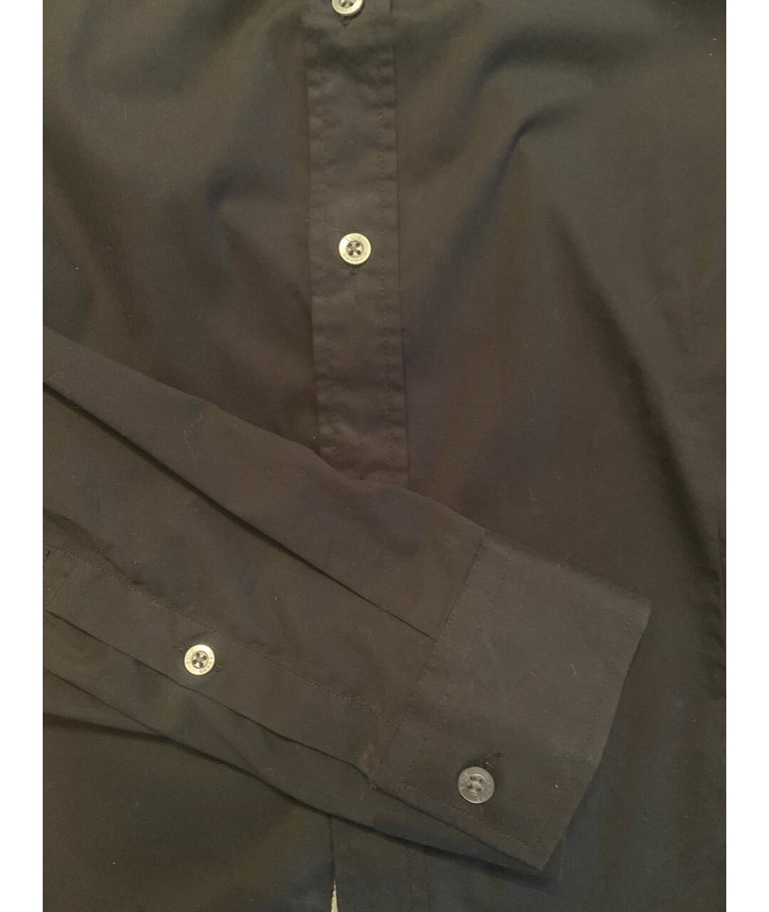 ICEBERG Черная хлопковая кэжуал рубашка, фото 4