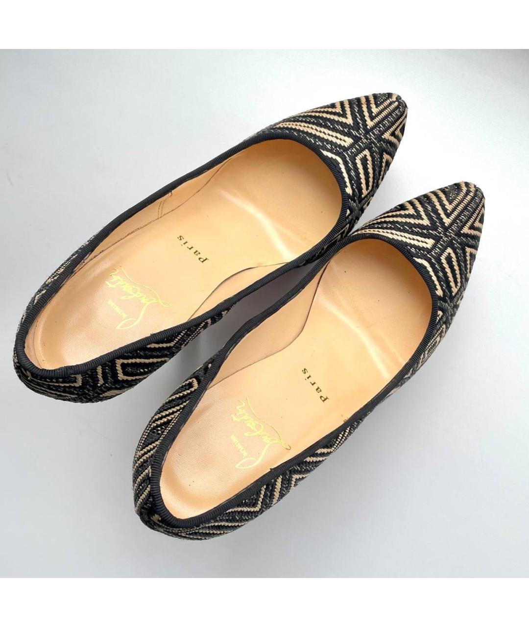 CHRISTIAN LOUBOUTIN Мульти текстильные туфли, фото 6