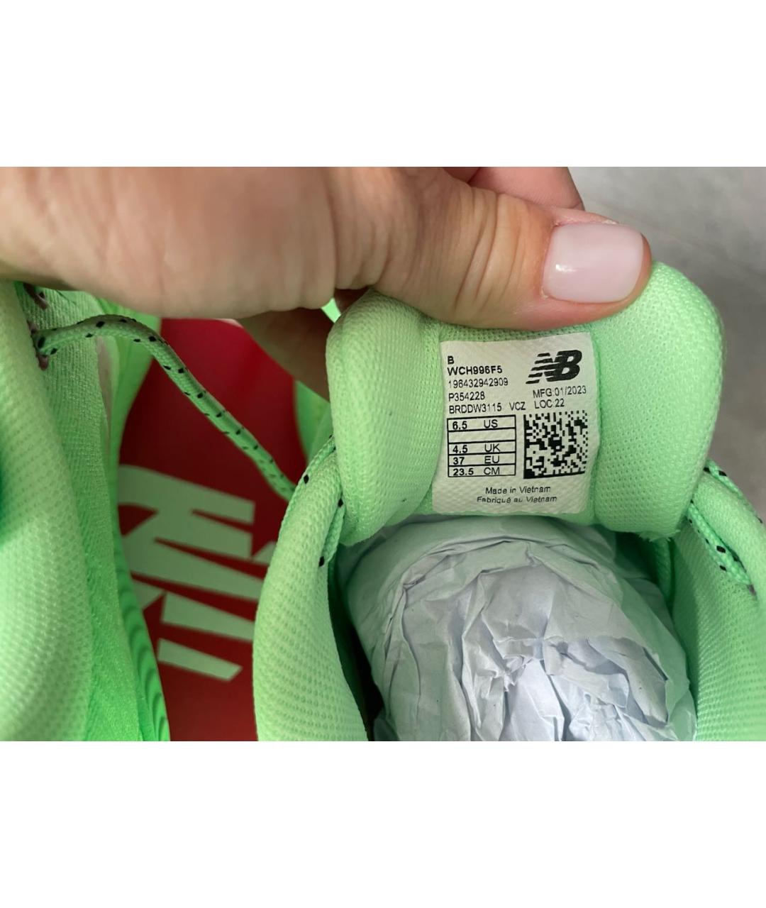 NEW BALANCE Бирюзовые кроссовки, фото 5