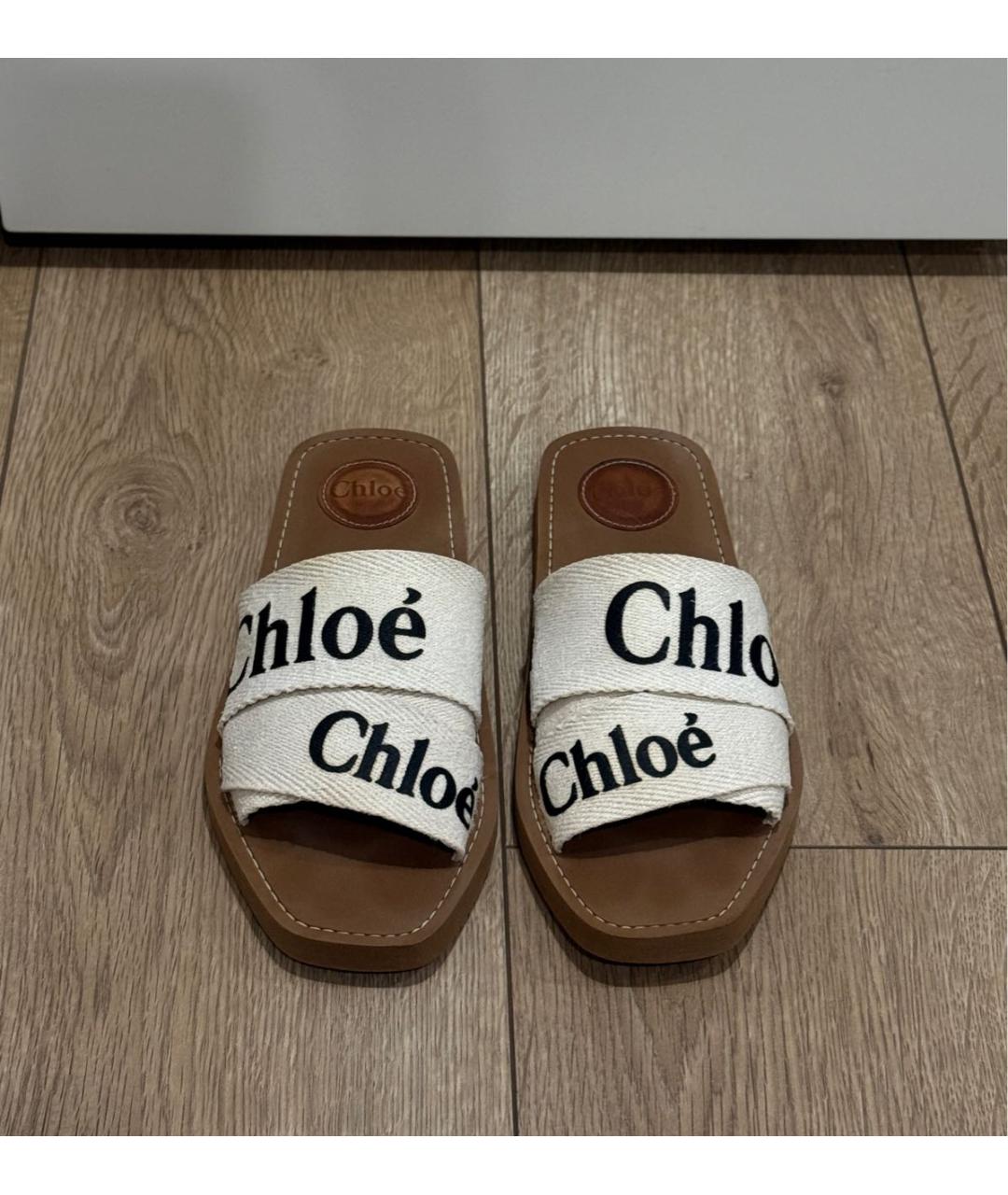 CHLOE Белые мюли, фото 2