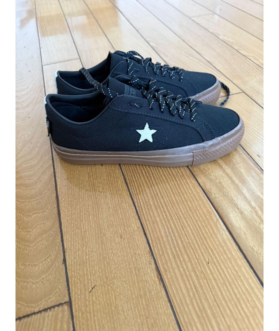 CONVERSE Черные низкие кроссовки / кеды, фото 6