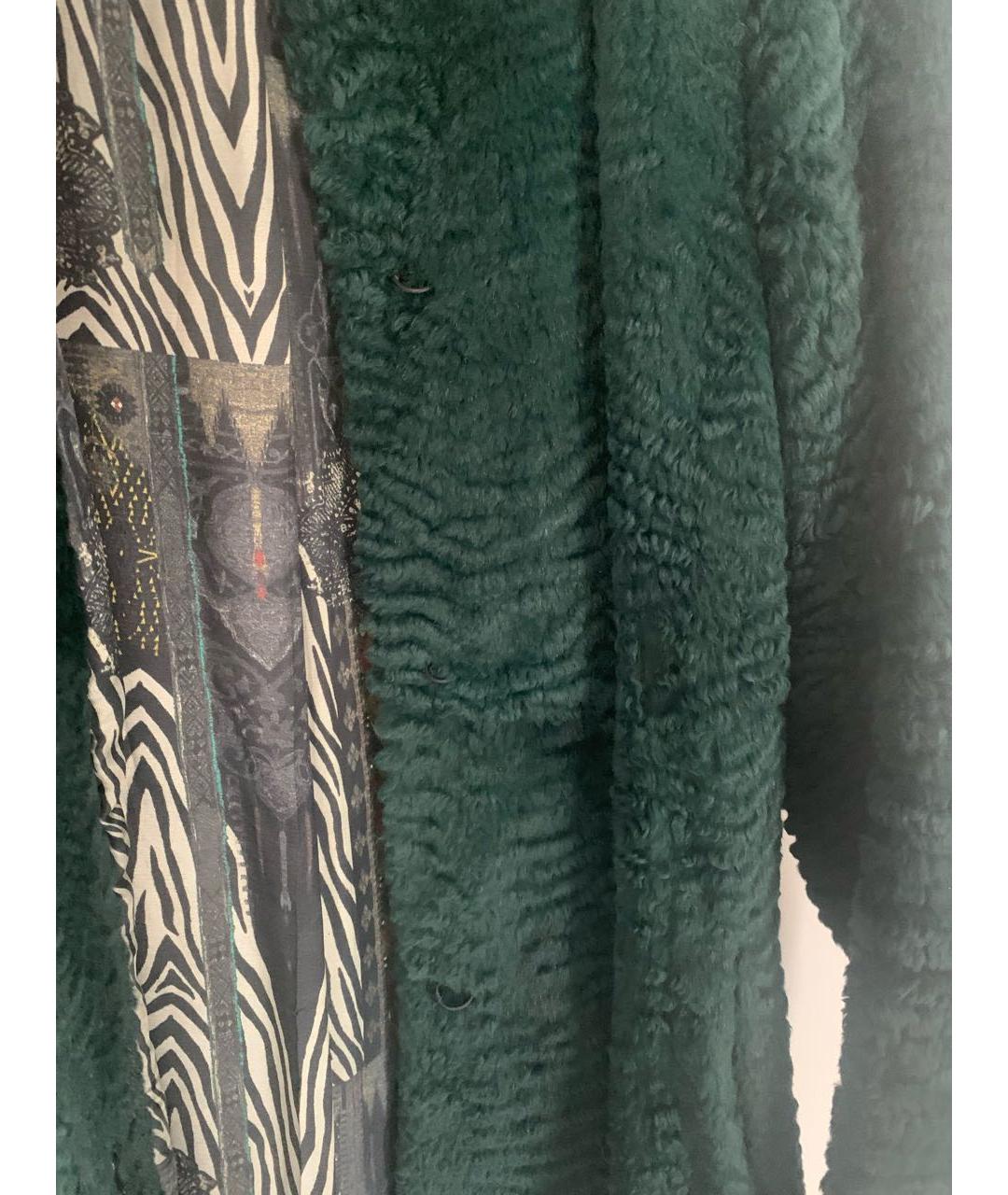 ETRO Зеленая меховая шуба, фото 6